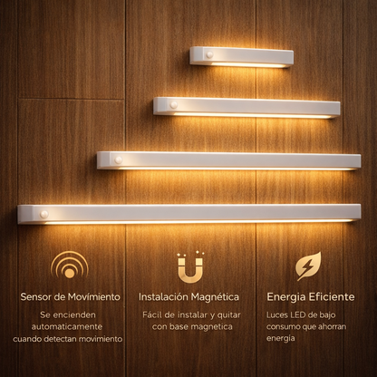Luz LED con sensor de movimiento por USB