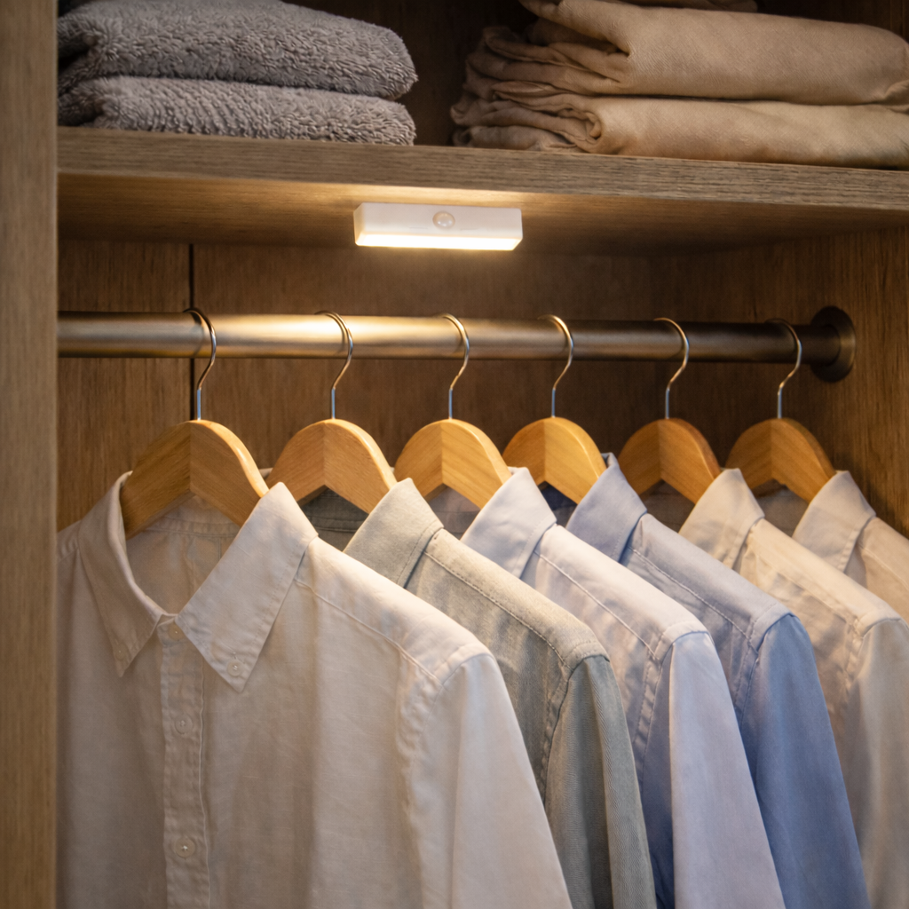 Luz LED con sensor de movimiento por USB