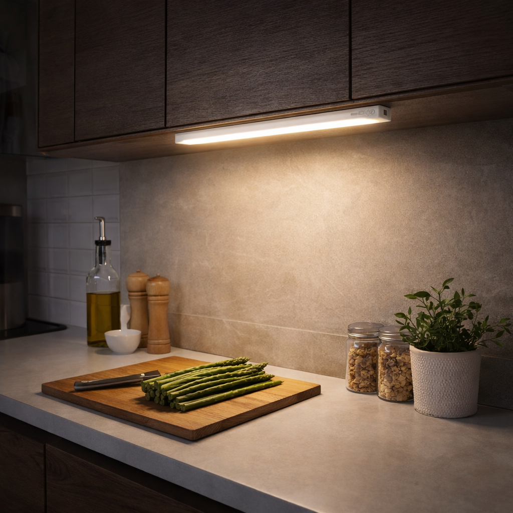 Luz LED con sensor de movimiento por USB